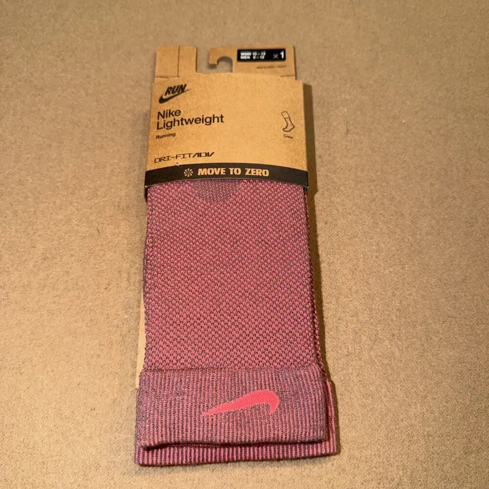 Nike Men’s Large Run Lightweight Running Micro-Crew Socks (1 Pair)